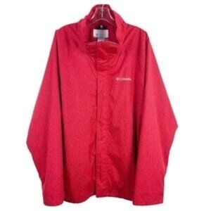 Columbia Morningside park red jacket shell size XL